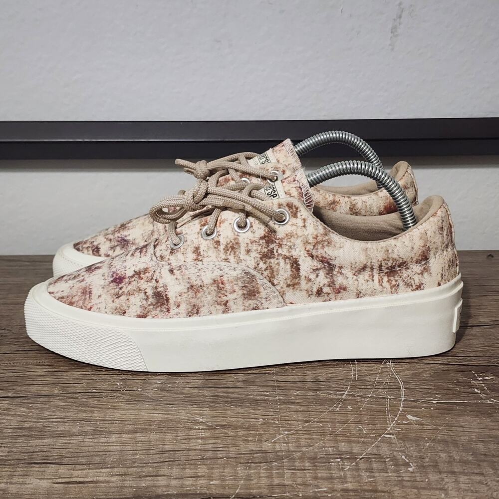 Converse X John Elliot Skid Grip Ox Women's Shoes Sneakers Size 9 Antique White